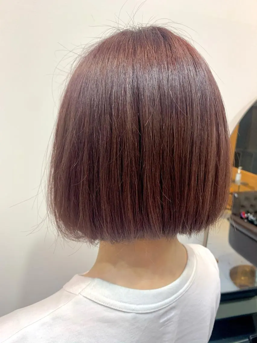 ショート カラー ヘアアレンジ REONA🪽✨薬院 レイヤーカット🫧のヘアスタイル