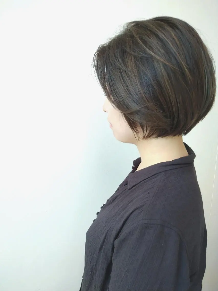 ショート ハイライト 山田 智加のヘアスタイル