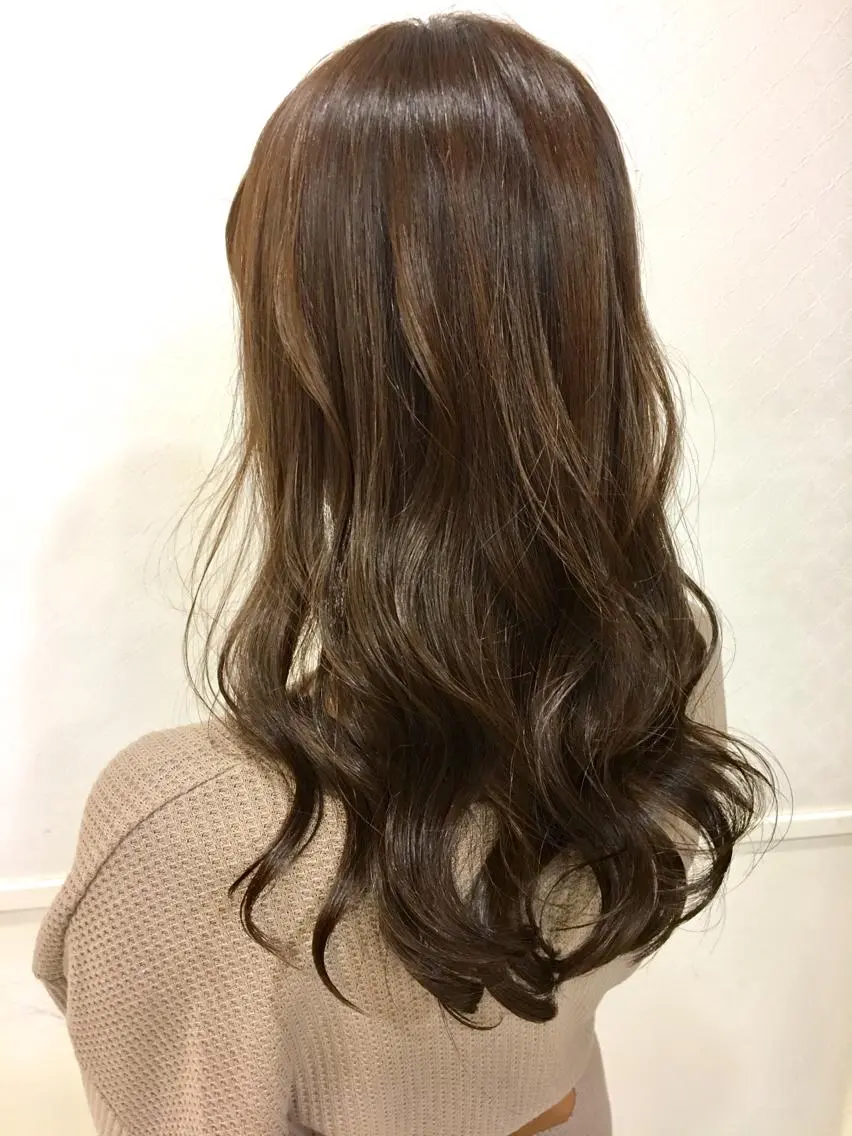 ロング カラー カット ヘアカラー トリートメント 髪質改善/美髪矯正 マネージャー福永のヘアスタイル