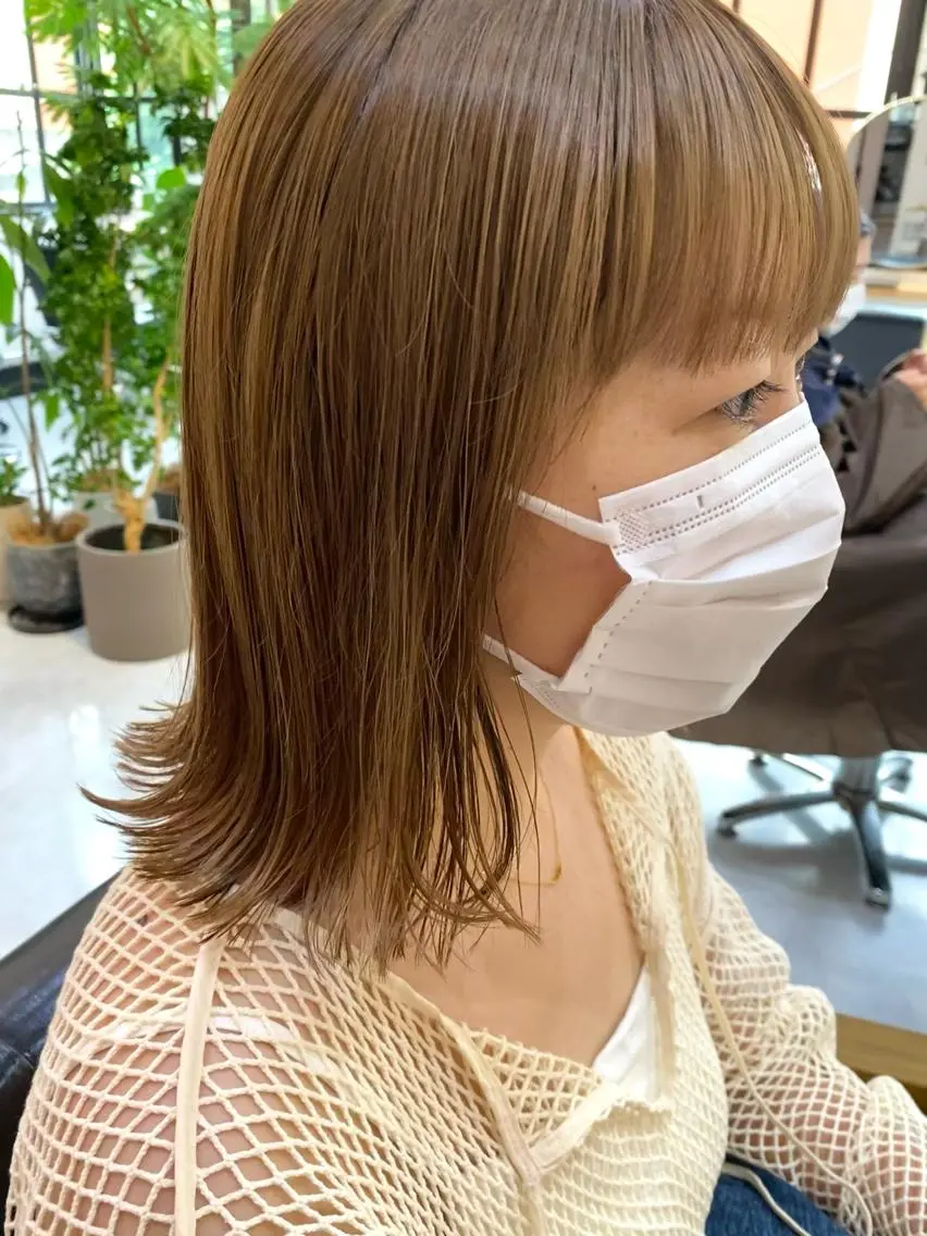 セミロング カラー 外ハネヘア CARICIA🌱 masaeのヘアスタイル