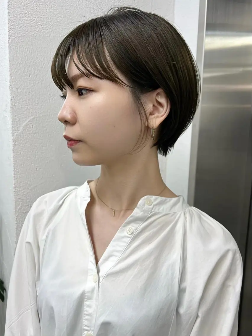 ショート ショートヘア 🧸艶々韓国ヘア 🧁mizunaのヘアスタイル