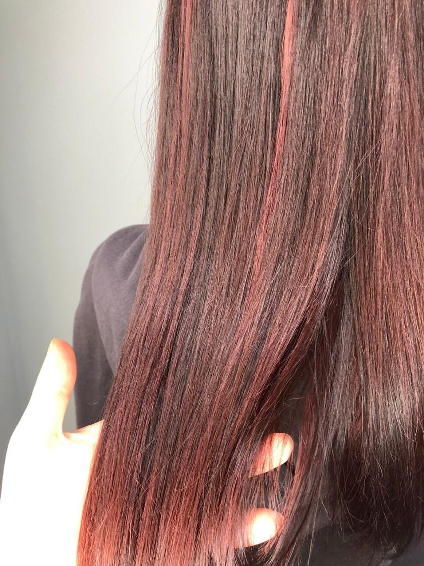ミディアム カラー アディクシーカラー アッシュ ブルーカラー ダークアッシュ イヤリングカラー トップスタイリスト ✨KIRIKA中野✨のヘアスタイル