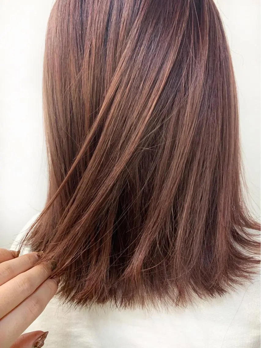 ミディアム 初めてでも失敗しない 透明感カラー Miiのヘアスタイル