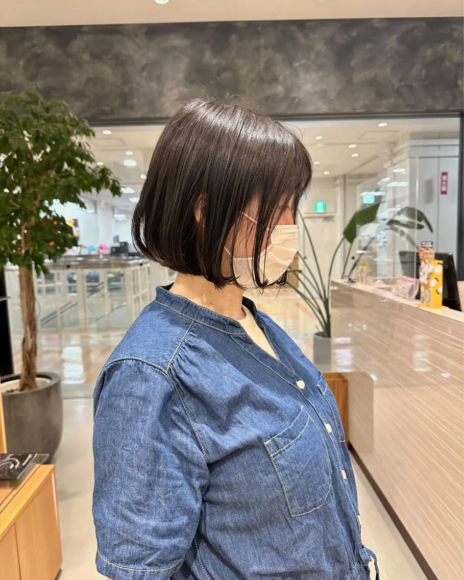 ショート カラー ボブ NAKAHARA TSUKUSHIのヘアスタイル