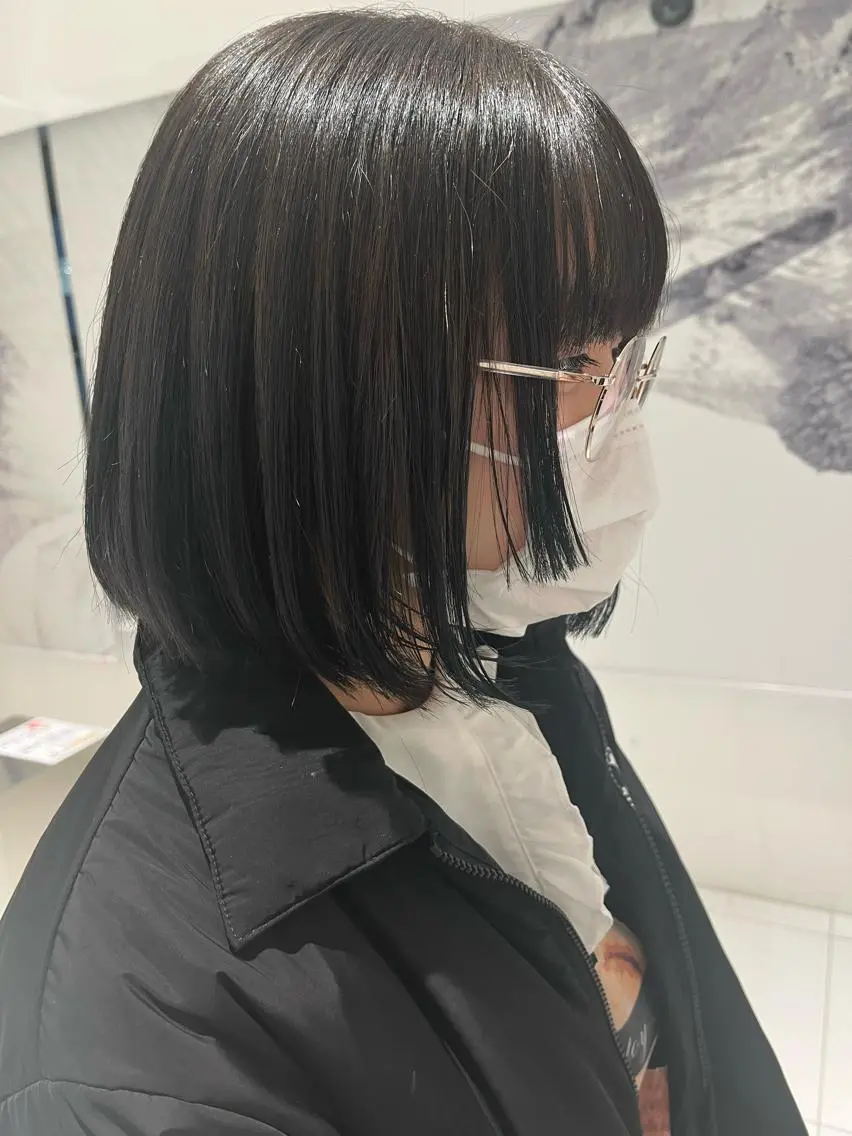 ミディアム カラー 顔周りカット BAROQUE gotou 🌙のヘアスタイル