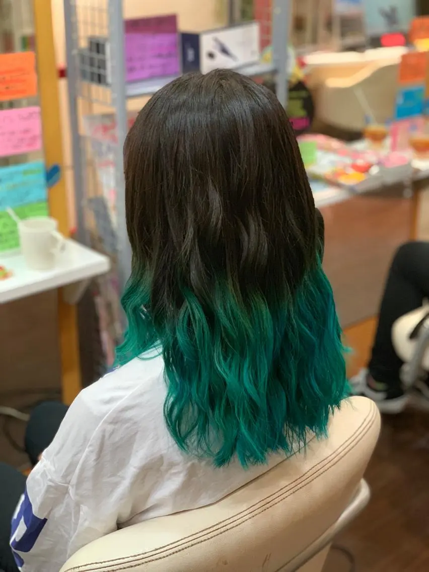 ロング ヘアカラー トリートメント たけい ゆうきのヘアスタイル