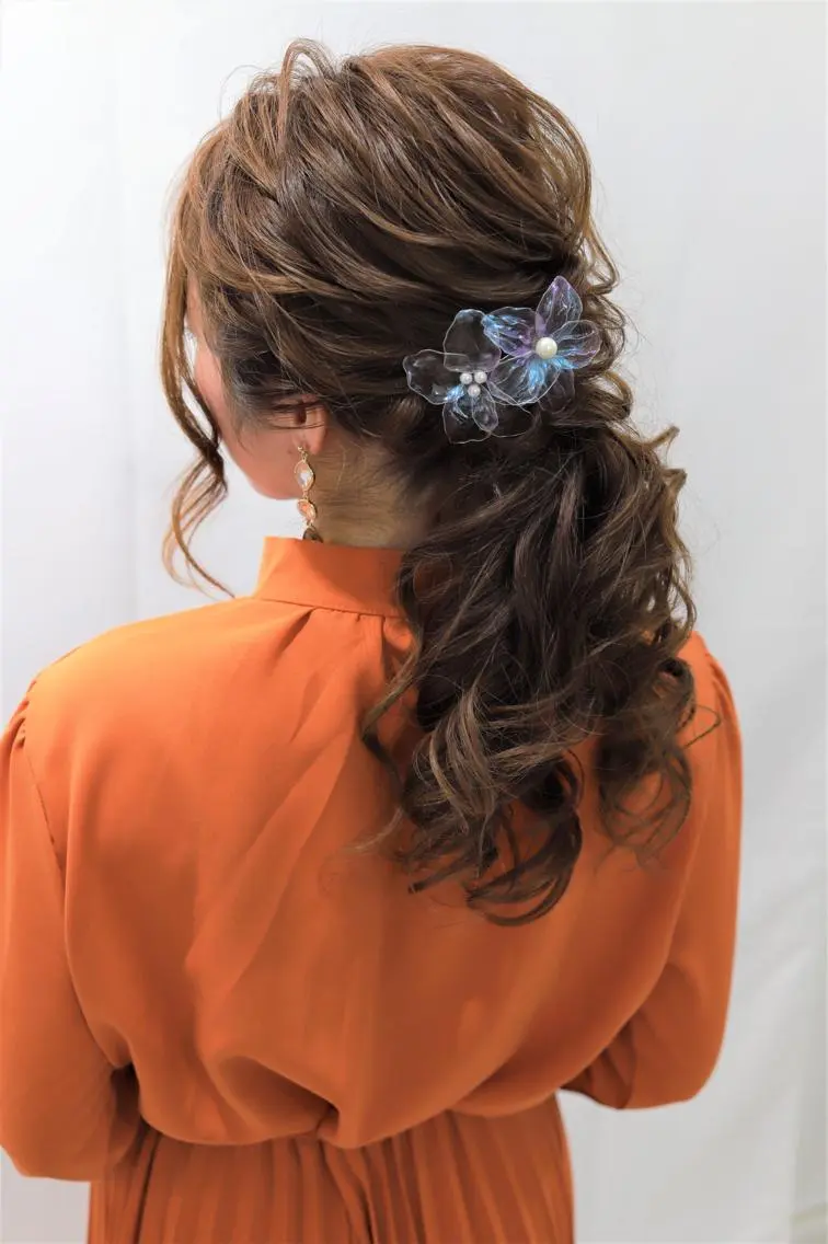 ヘアアレンジ ヘアセット laera.gtd SATOのヘアスタイル
