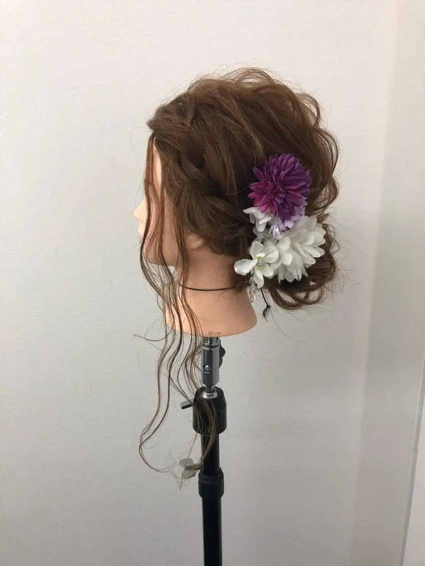 ロング ヘアアレンジ 鈴木 沙羅のマツエク・マツパデザイン