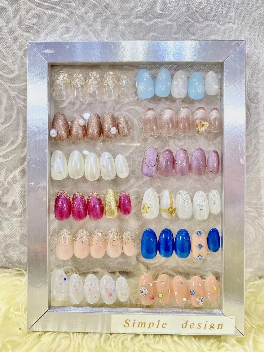 ネイル 長さ出し フレンチネイル ジェルネイル グラデーション ハート ハンドネイル Nail&eye Belire 新宿のネイルデザイン