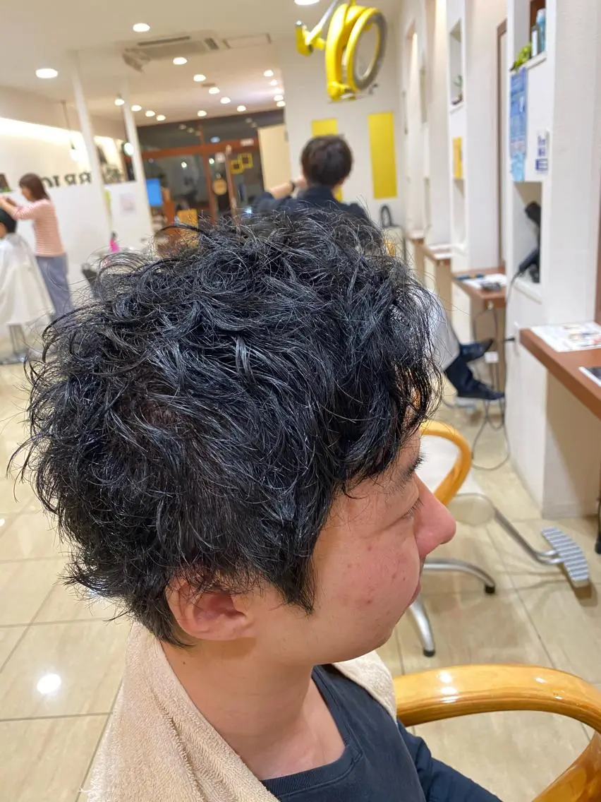 ショート くせ毛 横浜/反町フジサキ ハヤトメンズ特化のヘアスタイル