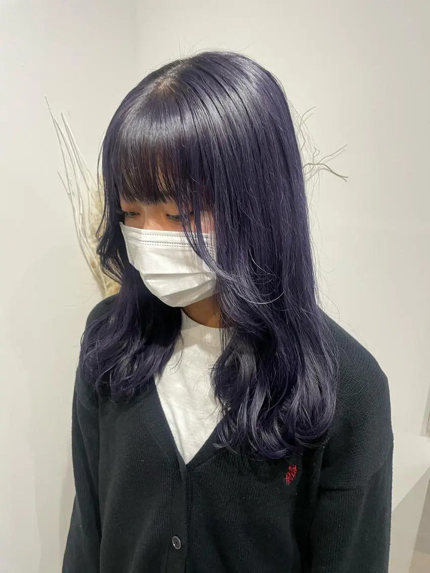 ロング カラー ヘアアレンジ ブリーチ ヘアカラー トリートメント 酸性縮毛矯正 梅田茶屋町 Juriのヘアスタイル