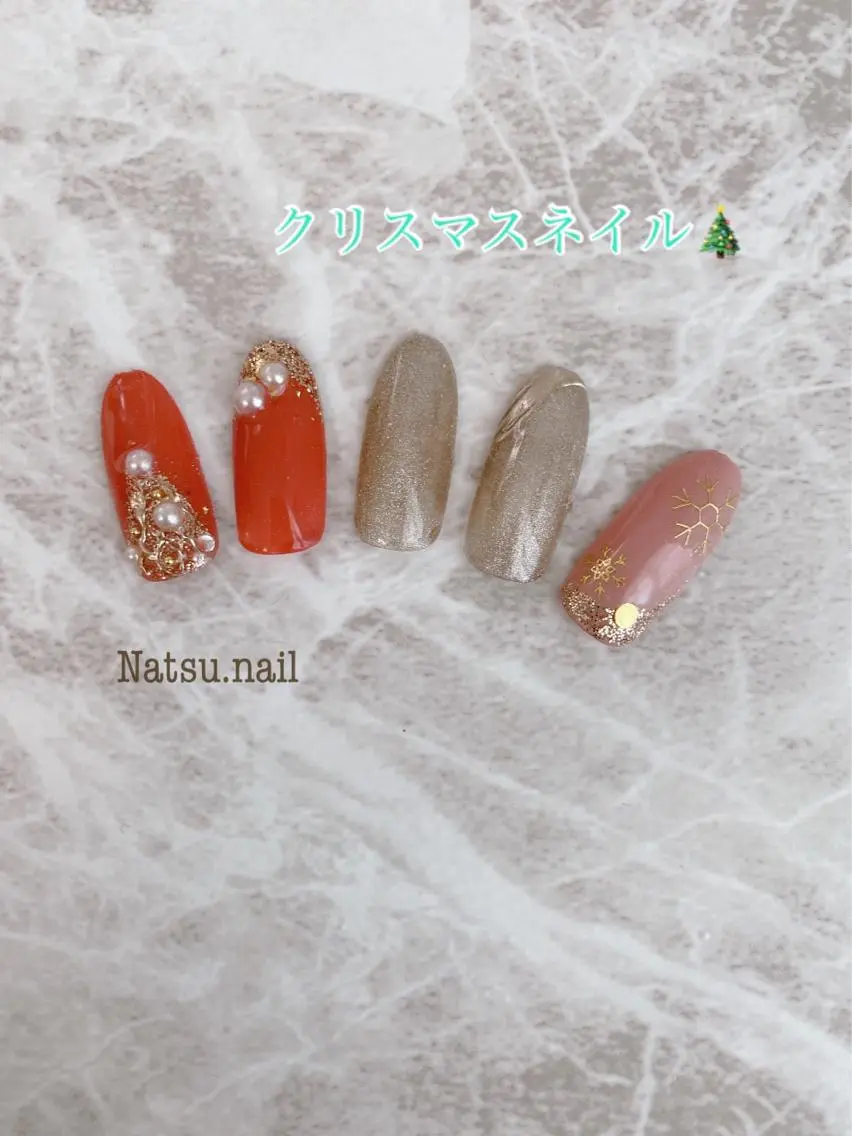 ネイル 冬ネイル クリスマス Natsu nailのネイルデザイン