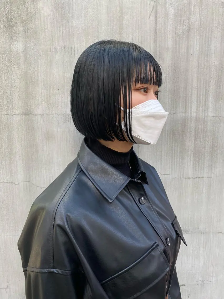ショート ボブ 宮腰 瑠果のヘアスタイル