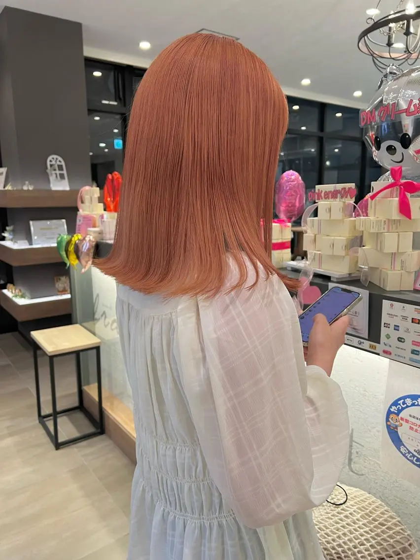 ミディアム カラー 🎀女性専門サロン RION🌸のヘアスタイル