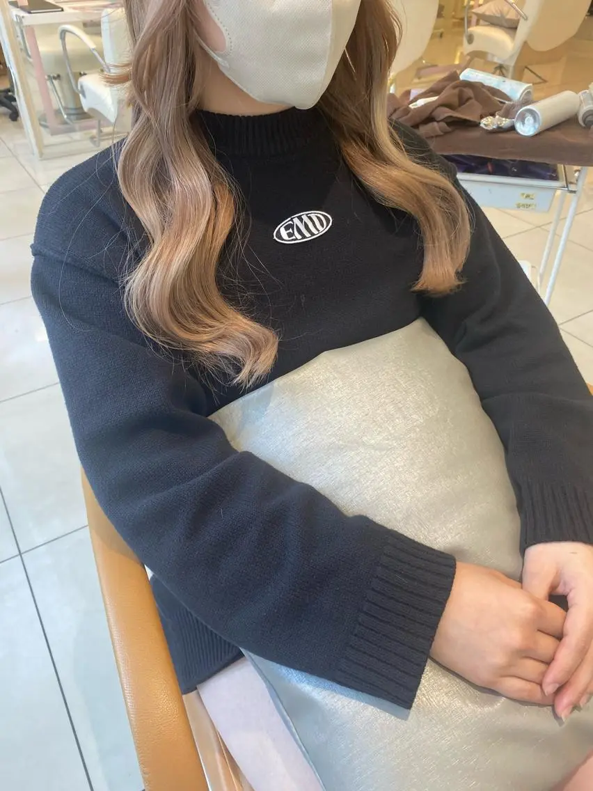 セミロング カラー ブリーチ カット ヘアカラー mako︴ Euphoriaのヘアスタイル