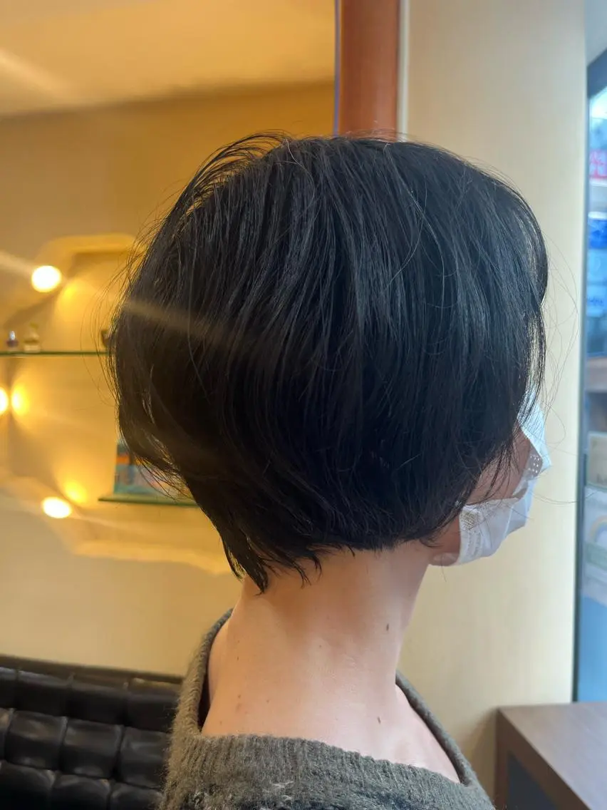 ショート くせ毛 田畑 優希のヘアスタイル
