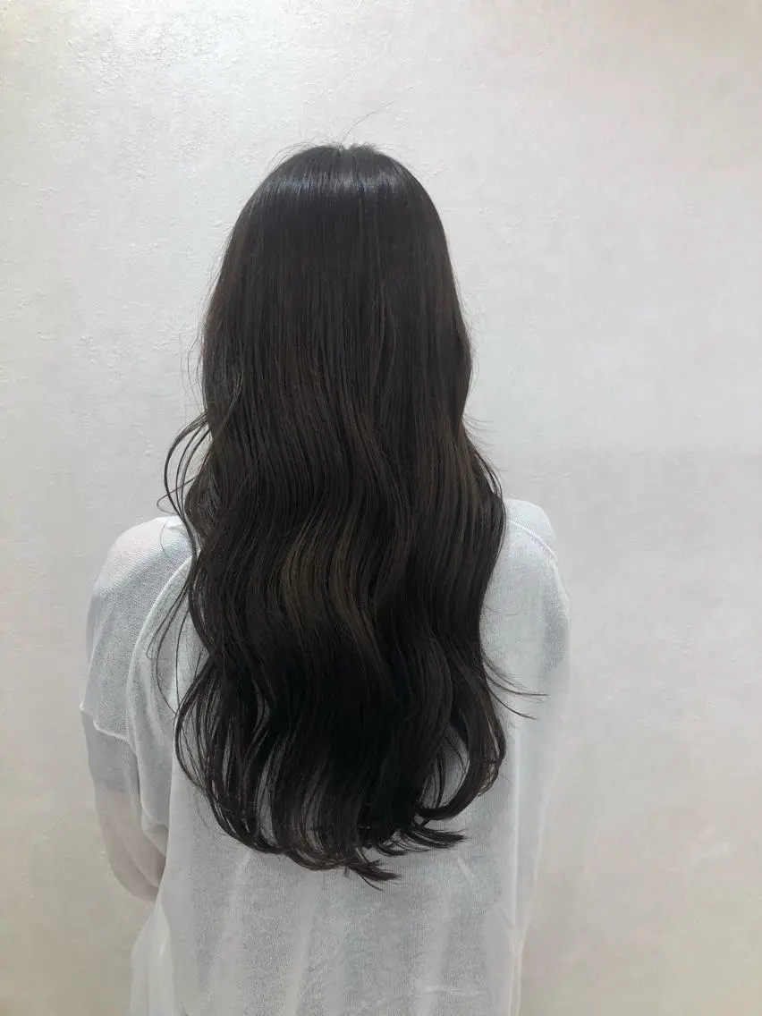 ロング カラー ブラウンカラー 透明感カラー マットブラウン カット ヘアカラー トリートメント ✨🌿大人可愛い愛さ れhair🌿✨松本のヘアスタイル
