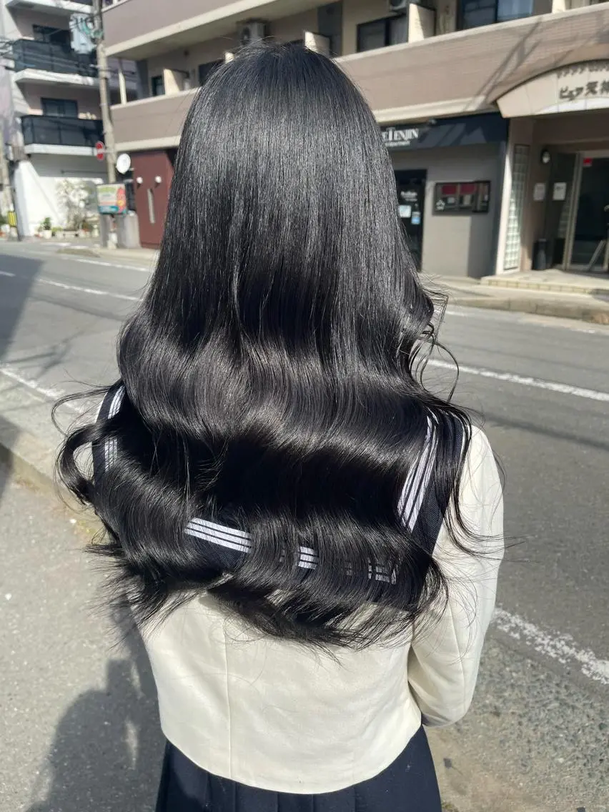 ロング SEAM アキホのヘアスタイル