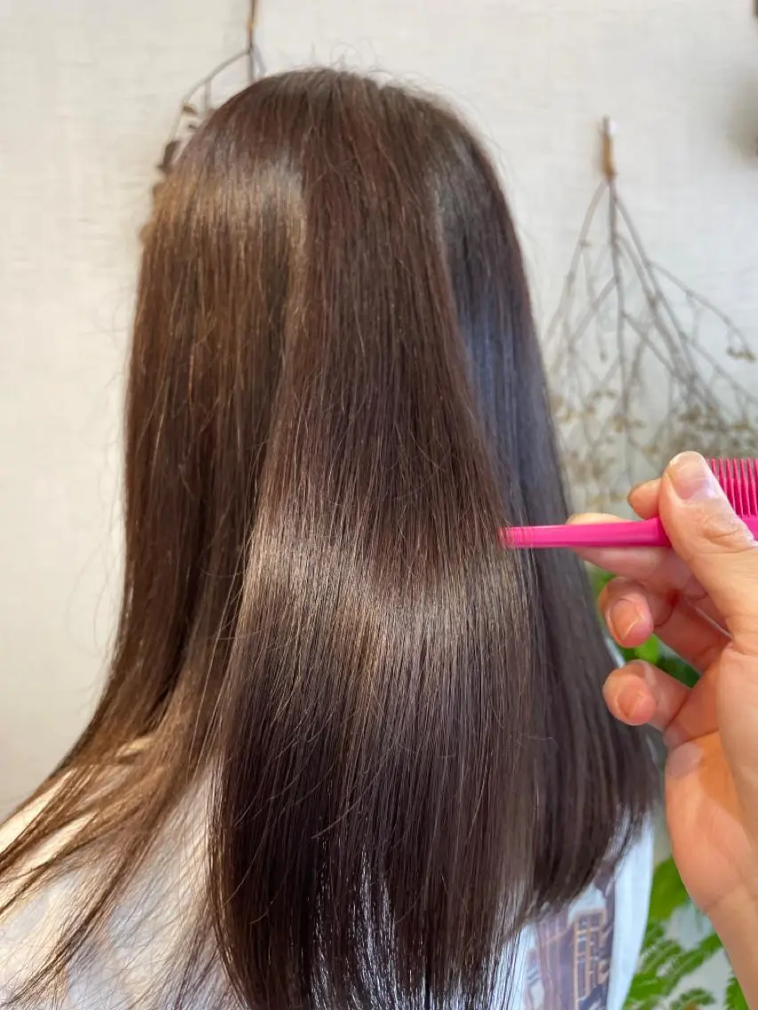 ロング 髪質改善 トリートメント 後藤 千里のヘアスタイル