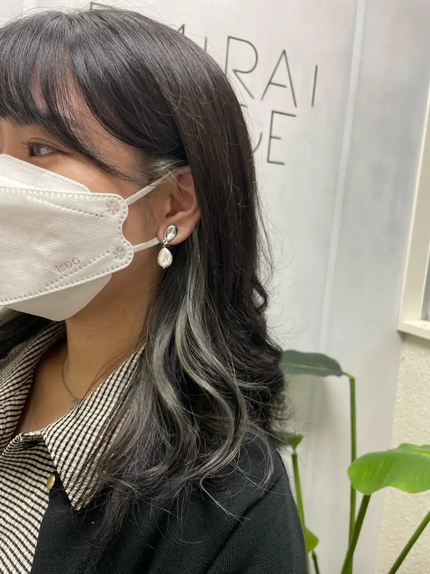 カラー イヤリングカラー 🐾Kenta🐾✰ ブリーチカラー✰のヘアスタイル
