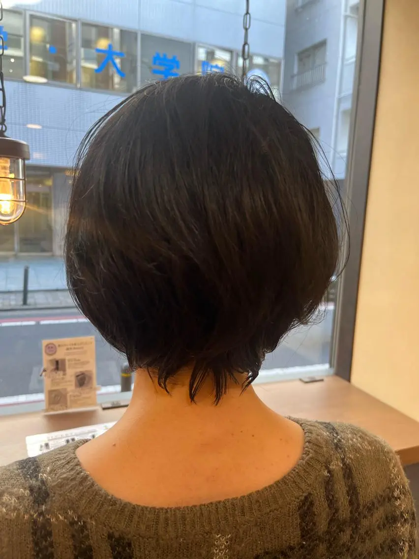 ショート くせ毛 田畑 優希のヘアスタイル