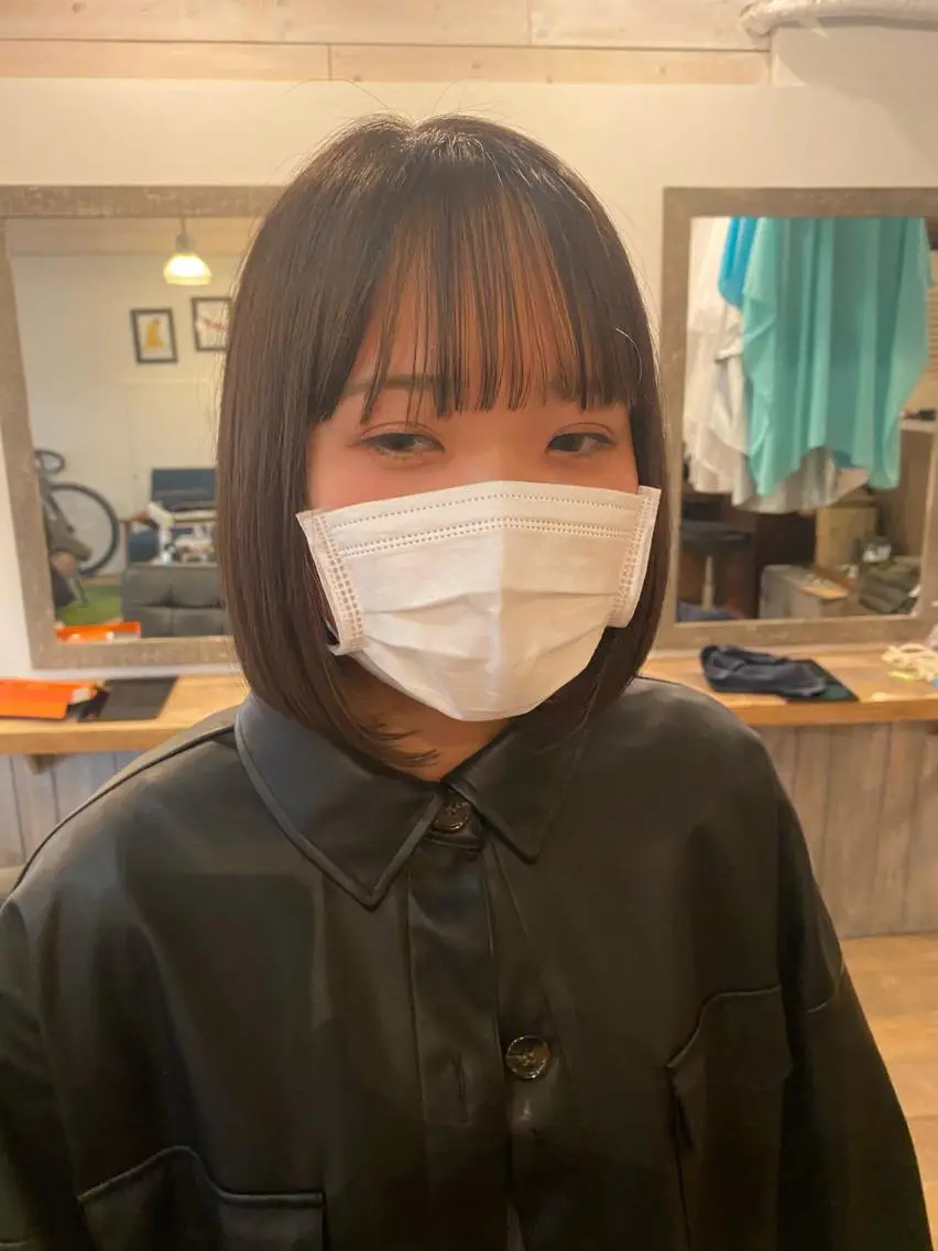 ミディアム kota. mokaのヘアスタイル