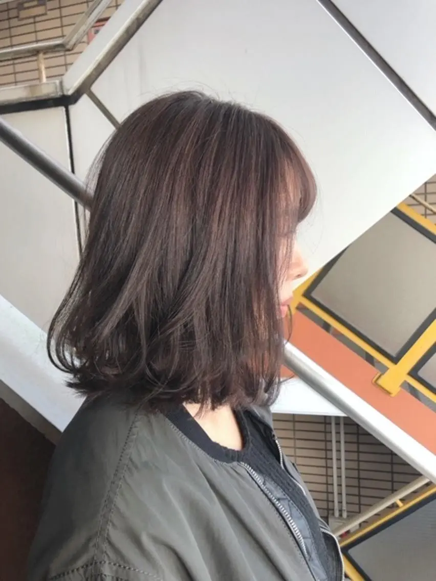 ショート カラー ヘアアレンジ グレージュ ラベンダーカラー ラベンダーグレージュ ラベンダーグレー ボブ ヘアカラー トリートメント Joshua /パーソナル髪質改善のヘアスタイル