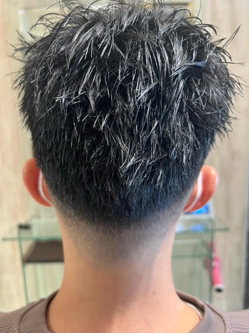 メンズ フェードカット カット ヘアセット 古山 侑東 /メンズパーマのヘアスタイル