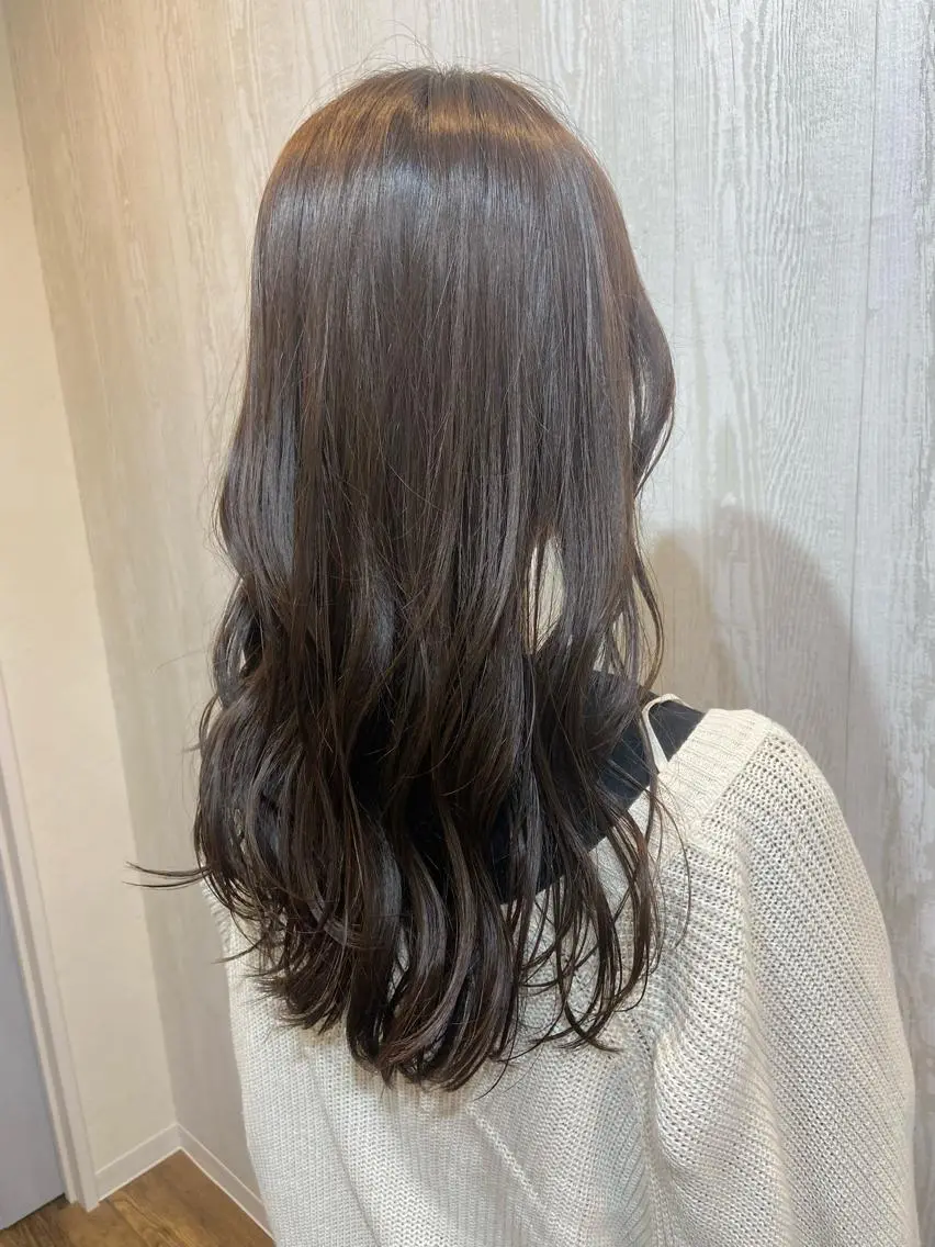 セミロング カット ヘアカラー トリートメント TELA HAIR 南柏店のヘアスタイル