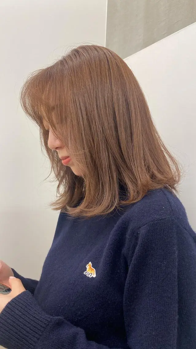 ショート カラー ヘアアレンジ 韓国好き🇰🇷 美容師MIKUのヘアスタイル