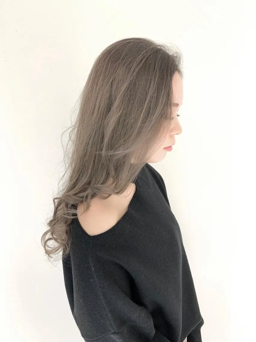ロング カラー グレージュ ミルクティーグレージュ Akua【代表】 Kazumaのヘアスタイル