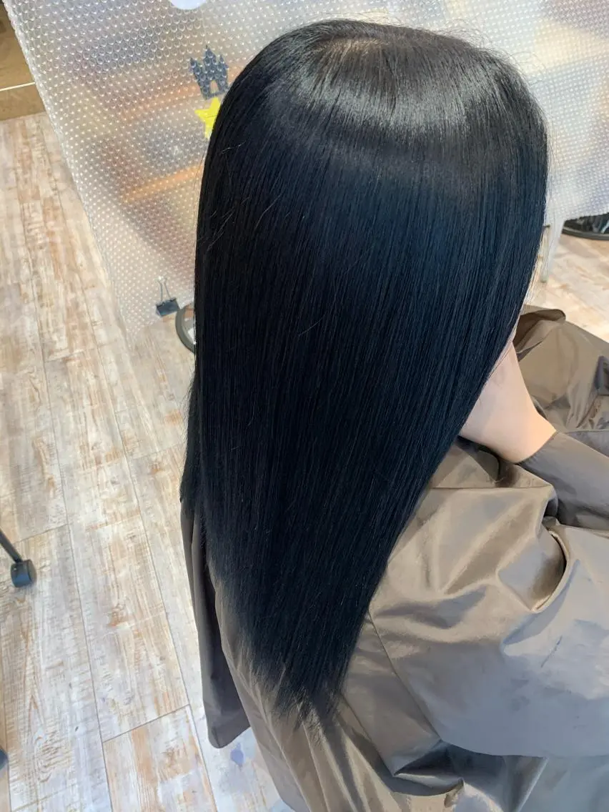 ロング カラー ヘアカラー 中田 サヤカのヘアスタイル