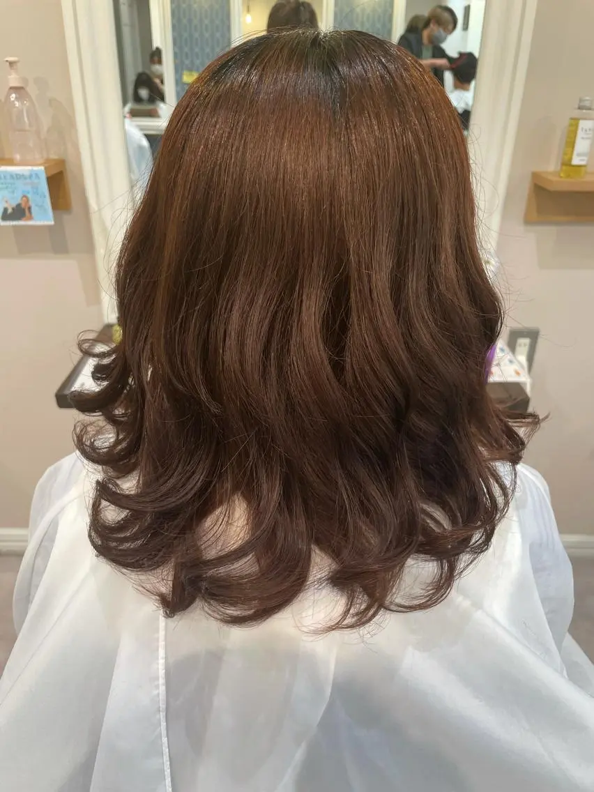 ミディアム カラー ヘアアレンジ 断られる髪に答えを ♣️井上秀樹♠️のヘアスタイル