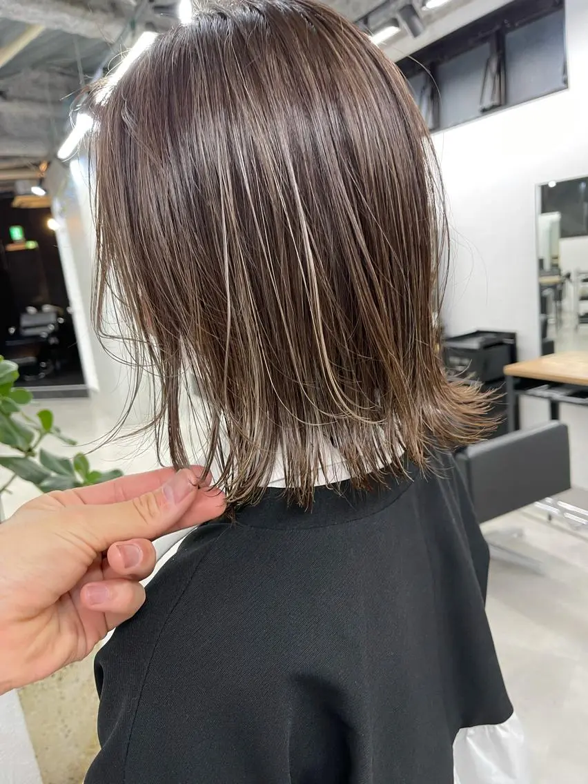 カラー ハイライトカラー ブリーチダブルカラー 【koide】のヘアスタイル