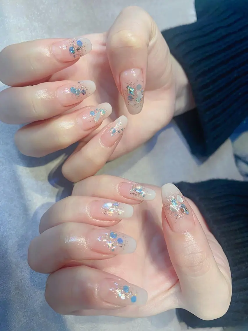 セミロング ハンドネイル NAILSALON 🍔Timna🍟のネイルデザイン
