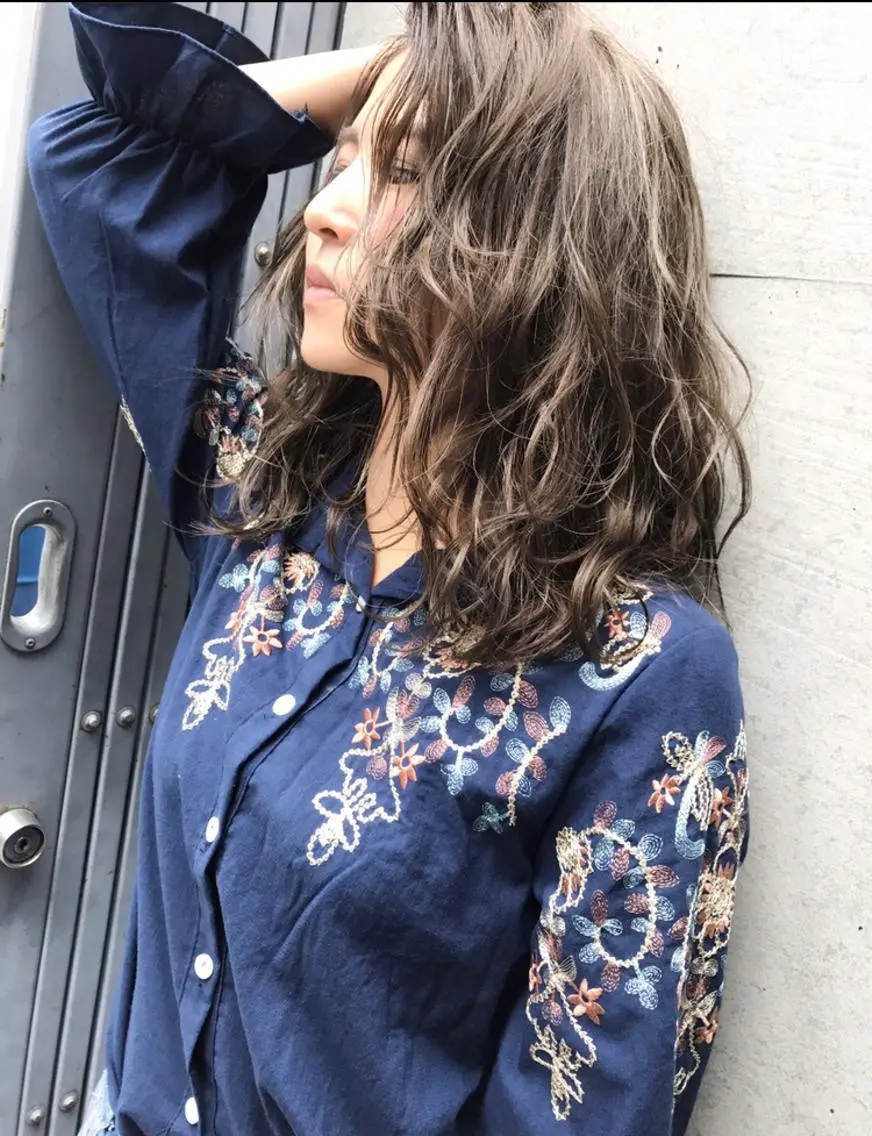 ミディアム カラー chic.🍋 Kirariのヘアスタイル