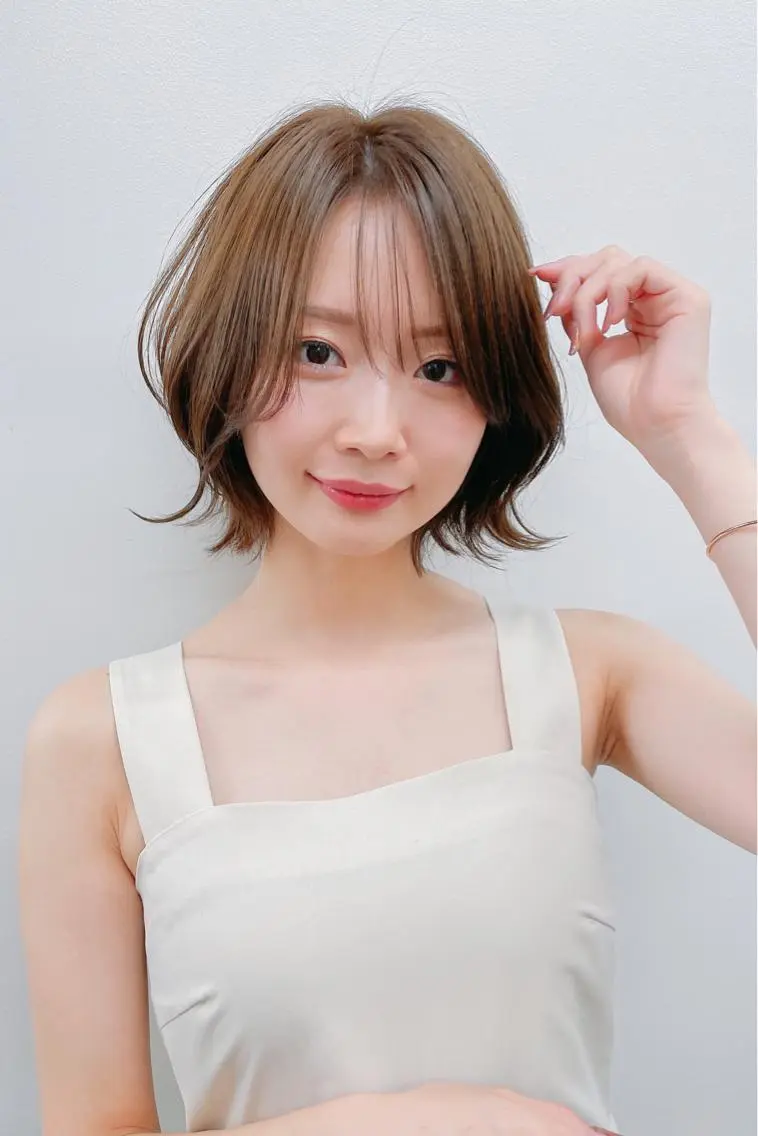 ショート カラー カット ヘアカラー トリートメント Hikaru Takahashiのヘアスタイル