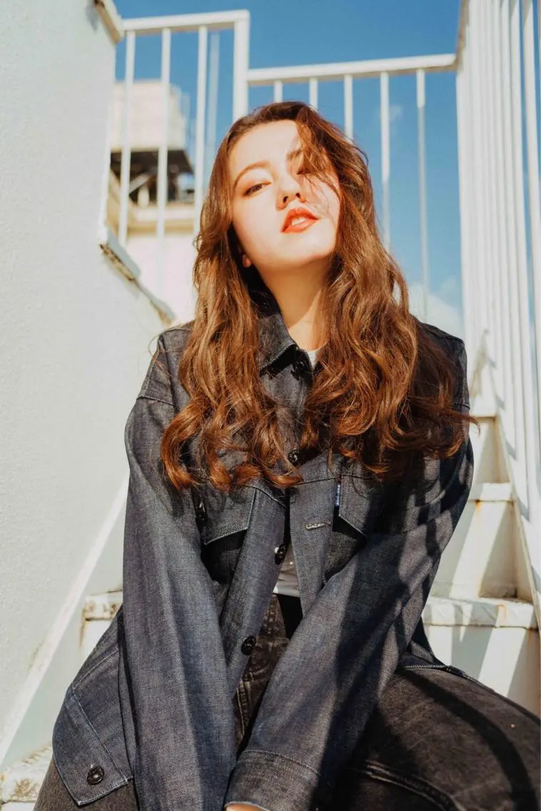 ミディアム カラー パーマ ヘアアレンジ メンズ キッズ ネイル マツエク・マツパ メンズウルフカット アディクシーカラー 透明感カラー ボブ ウルフカット 藤井 仁紀のヘアスタイル