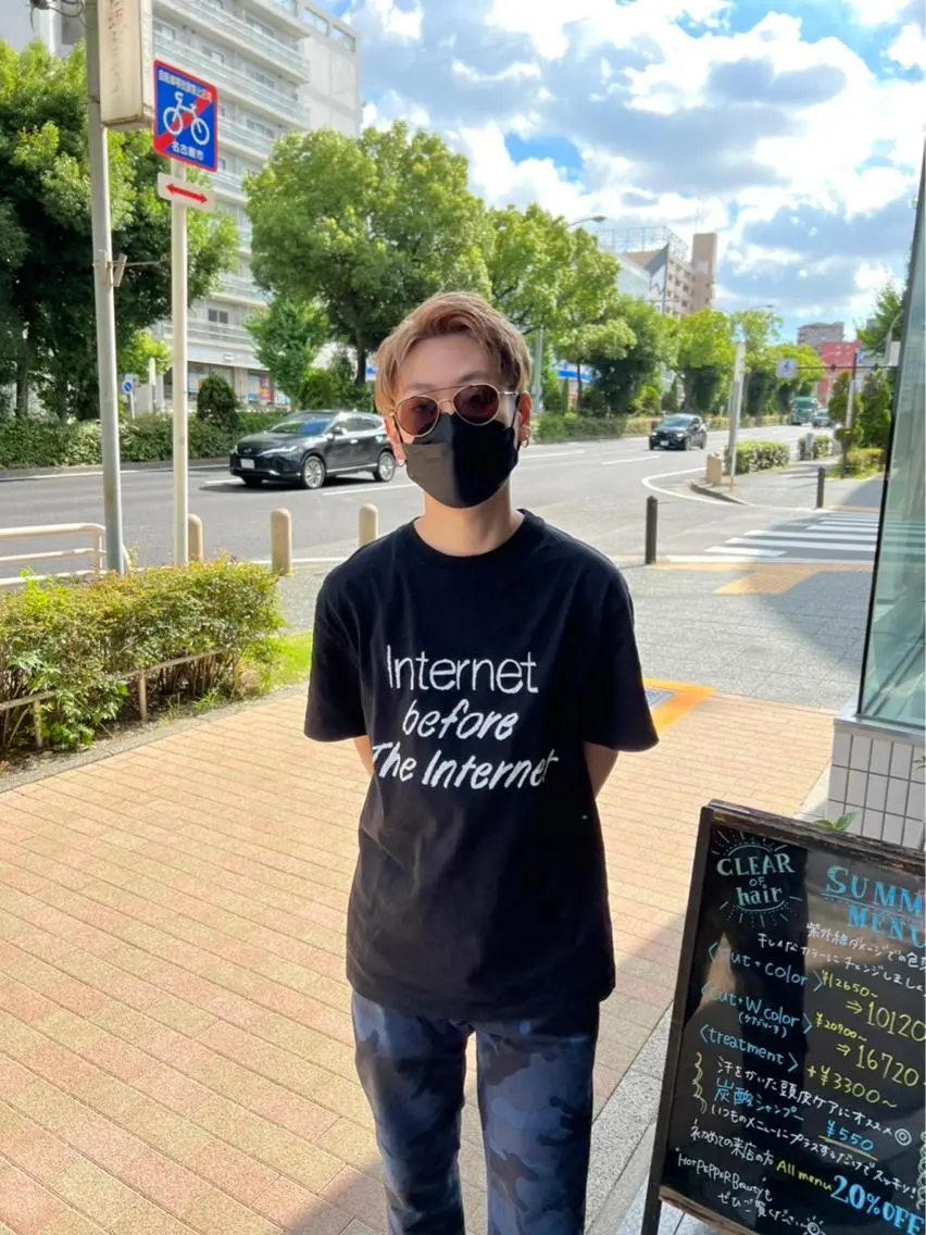 ショート カラー ベージュカラー ブリーチ ミルクティーベージュ ショートヘア カット 井坂 卓真のヘアスタイル