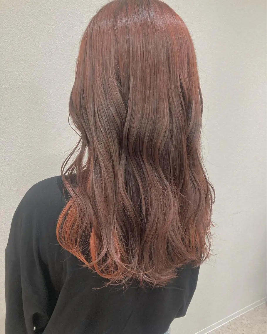 ロング カラー ヘアカラー トリートメント 店長 ✂️ムラカミ キラリのヘアスタイル