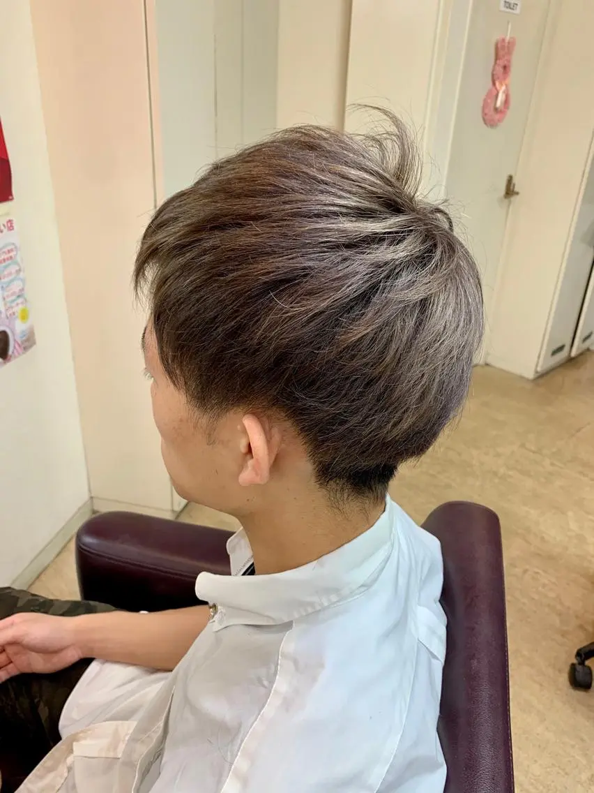 ショート メンズ 加藤 産休につき8月末までのヘアスタイル
