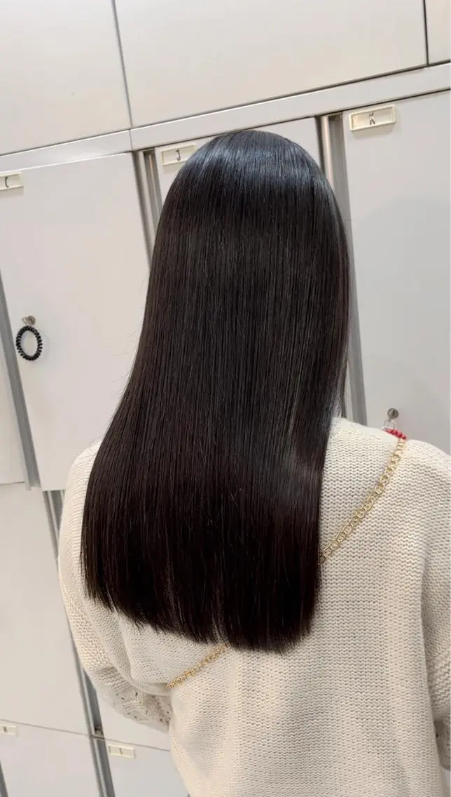 ロング カット 縮毛矯正 トリートメント 縮毛矯正/髪質改善/ HARUのヘアスタイル