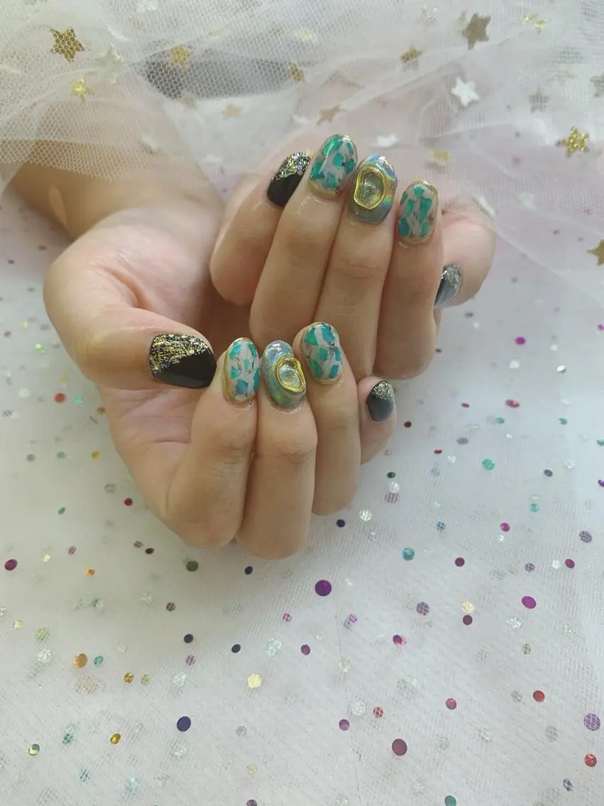 ネイル 🦋ネイルサロン ブラン🌈ゆりのネイルデザイン