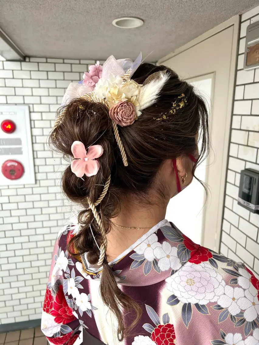ヘアアレンジ 大人可愛いヘアメイク 💋🧚♀️しずかのヘアスタイル