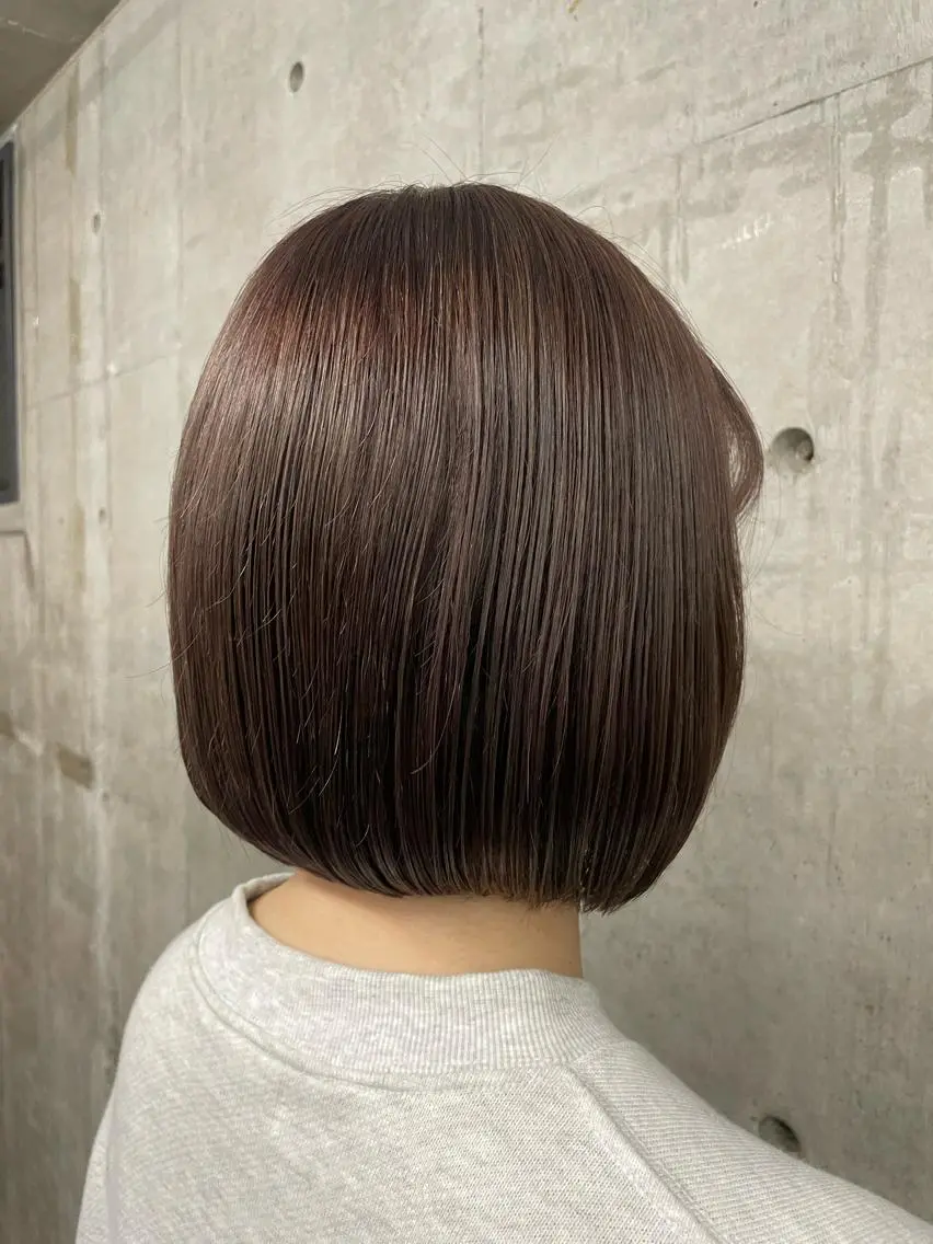 ミディアム カラー カット ヘアカラー トリートメント レイヤー/透明感 カラー ☽EMIRIのヘアスタイル