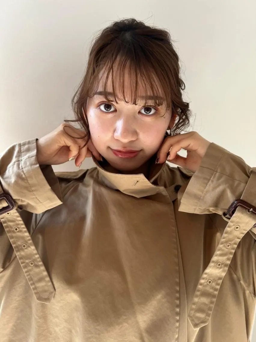 ミディアム カラー パーマ ミディアムパーマ バレイヤージュ ダブルカラー グラデーションカラー ハイライトカラー カット ヘアカラー CEINE【セーヌ】 三軒茶屋のヘアスタイル