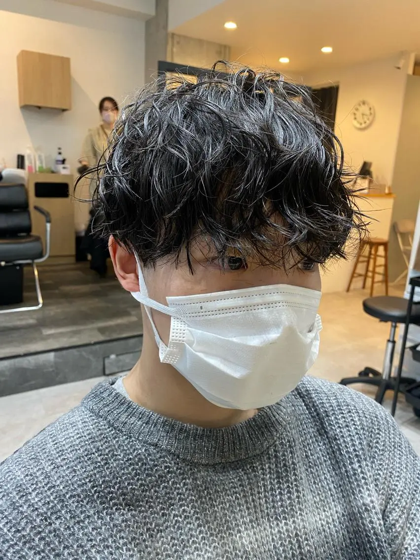 パーマ メンズ カット パーマ トリートメント 似合う髪型が 分からない方へのヘアスタイル