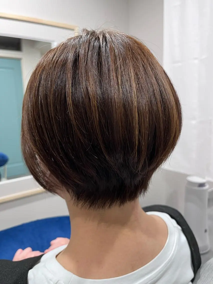 ショート カラー liL hair サトウリョウタのヘアスタイル