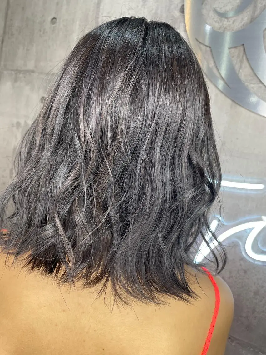 セミロング カラー パーマ ヘアアレンジ メンズ キッズ ネイル マツエク・マツパ アイブロウ シールエクステ メンズバレイヤージュ メンズハイライト メンズインナーカラー メンズ韓国風 韓国/顔周り/透明感 /レイヤー/ひなたのヘアスタイル