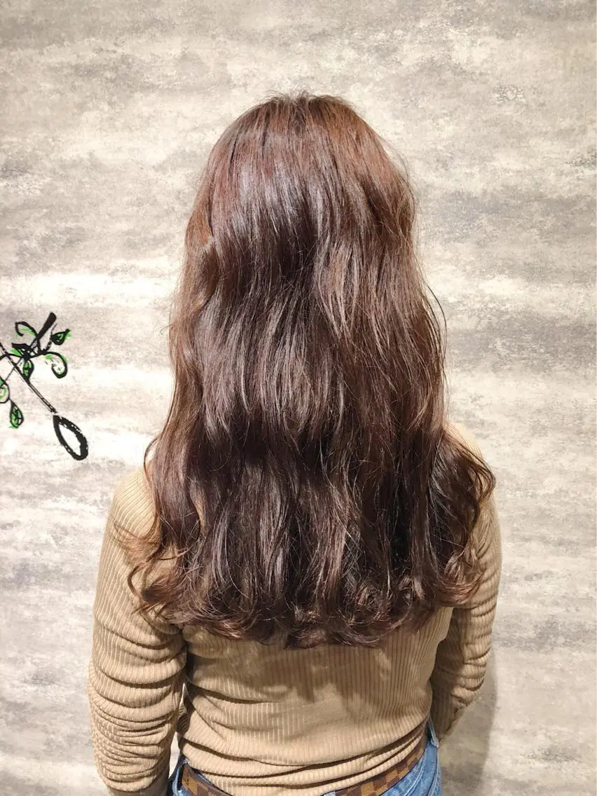 セミロング カラー ベージュカラー ブラウンカラー カット ヘアカラー トリートメント Blanco Color&Careのヘアスタイル
